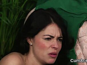 spicy doll sucks cumshots facial bukkake load 💦👅