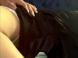 Beautiful Ebony Bunny Fucked by Friend's Huge Cock