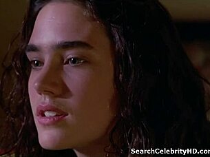 jennifer connelly's big tits steal the show in nude blue film!