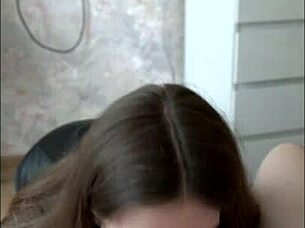 Passionate Sloppy Blowjob Swallows Every Drop