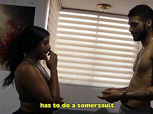 Curvy Colombian Latina Yoga Workout Turns Into Hot Amateur Fuck