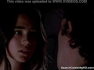 jennifer connelly's big tits steal the show in nude blue film!