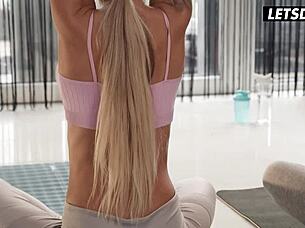 kiara lord angelica heart monika fox love lesbian play after yoga