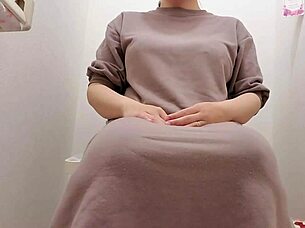 hey look at this lewd japanese housewife masturbating her wet pussy so naughtily right now