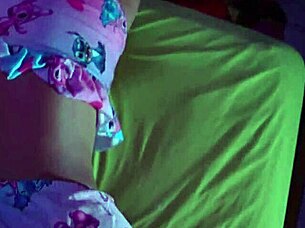 oh petite cutie handjobs over panties explosively!