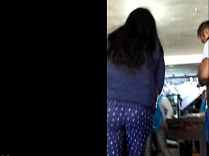 i can't stop spying on that tempting culo in quesadillas