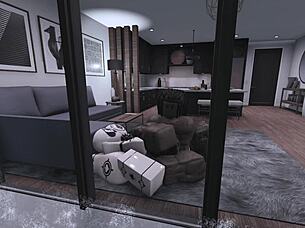 roblox goth babe takes big black cock