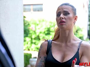 glamorous milf visits boss at home for intense confrontation