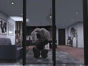 roblox goth babe takes big black cock