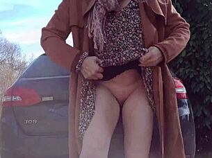 Exhilarating public french slave bondage exhibition floods with adrenaline