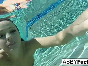 underwater bts with abigail mac romi was sooo hot n wet