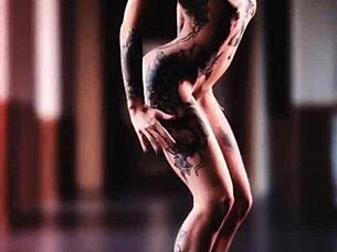 Tattooed skin ignites passionate couple desires deeply