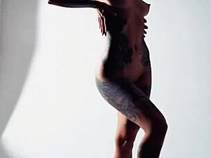 Tattooed skin ignites passionate couple desires deeply