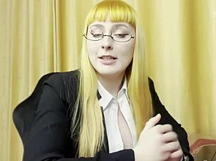 she milks his prostate then pegs him wildly