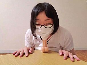 married milf bride masturbates wildly with huge dildo full vid