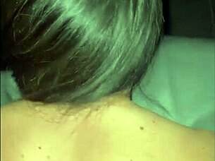 upstairs in brothel, guy stretches my swollen pussy with thick cock