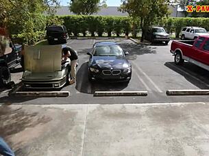 blonde bimbo's petite tits bounce in nasty pawnshop group pounding.