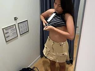 18yo asian teen sucks cock swallows cum