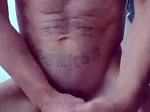Big hard cock close up pov webcam tattoo tease