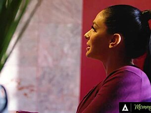 upset milf sheena ryder catches assistant's nuru massage on hubby