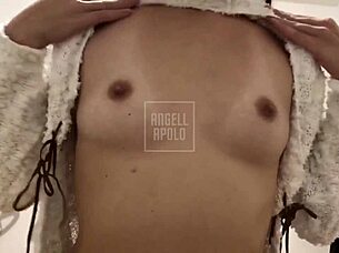 POV Brazilian Wife's Perfect Ass Shakes Till Creampie Drips From Tight Pussy.