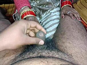 Malayali couple's passionate traditional nightwear home intimacy moments