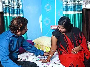 desi tutor pounds student and mommy in wild threesome 🔥 full hindi