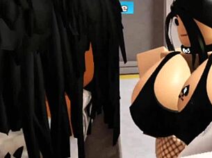 roblox big tits blowjob riding compilation