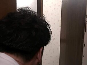 beautiful japanese housewife intense creampie sex