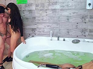 hey, watch hubby cheat fucking hot wife while she relaxes nearby?