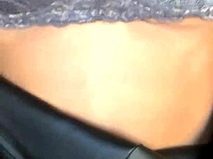 Curvy Ebony MILF Vibrates Wet Pussy Then Pees