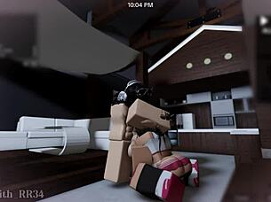 cheerleader slut bent over cafe counter for late-night creampie pounding