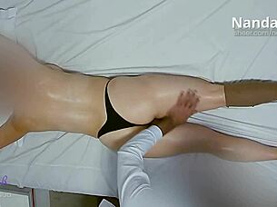 Masseuse Fucks Me To Huge Facial Cumshot