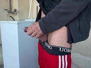 oops neighbour blowjob turns laundry cum mouthful fuck