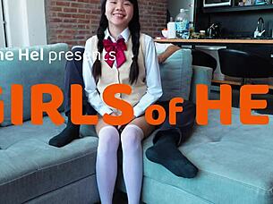 horny petite teen begs stepdad to wreck her tight pussy