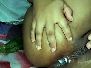 First-Time Anal Creampie Stretches My Tight Ass Wide!