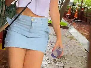 flashing wet tiny white crop top brazilian carnival party crazy