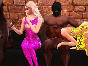 sims 4 florence and belle enjoy intense virtual action