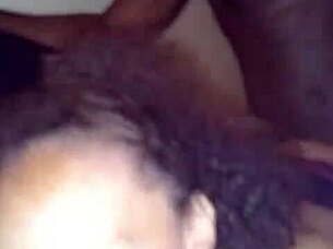 lucky ebony pawg milf redhead threesome bbc pussy eating dick sucking