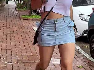 flashing wet tiny white crop top brazilian carnival party crazy