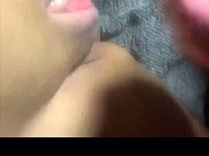 fat swollen pussy takes huge cumshot