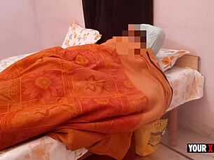 chubby indian milf fucks stepson after viagra mixup big cock