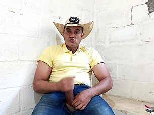 Yuri Gaucho's muscular brazilian beast erupts thick cock cum explosion