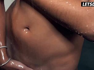 Frida Sante Naughty Hard Fuck in Hostel Bathroom?