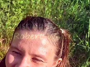 wanna fuck this wet slobbery mouth deep outdoors hot summer day?