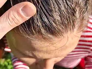 wanna fuck this wet slobbery mouth deep outdoors hot summer day?