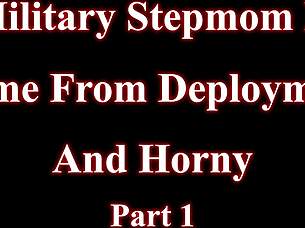 Horny military milf Lola Maverick craves assfucking home from deployment in uniform