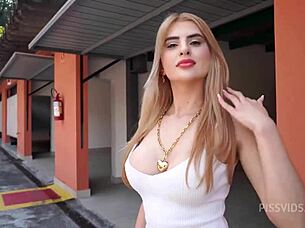 blonde brazilian babe gaped by three monster cocks