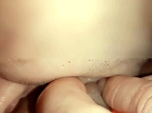 hubby licks my pussy after stranger's rough fuck