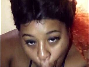 deepthroat bbw slut gags on monster bbc facial explosion